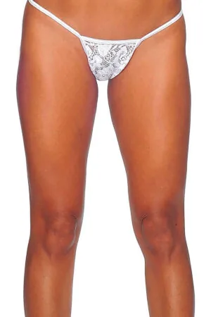 Dantelli Beyaz Tanga
