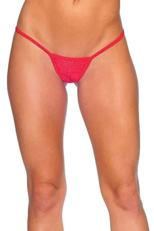 Dantelli Kırmızı Tanga